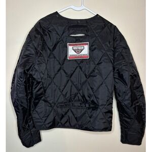 Firstgear Intersport Fashions West Mens Quilted Motorcycle Jacket Liner Black Lg